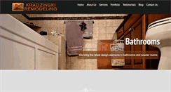 Desktop Screenshot of kradzinskiremodeling.com